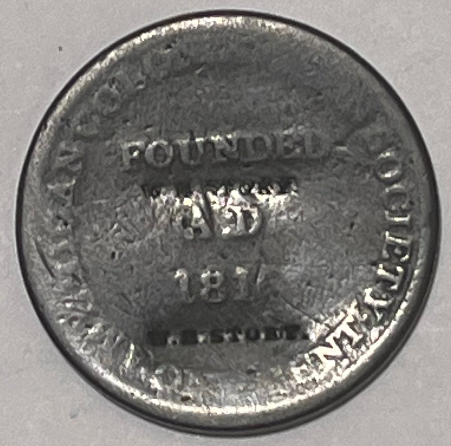 LIBERIA, 1833 ~ 1 cent token of the American Colonization for Freed Slaves ~ KM-TN1