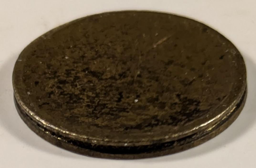 BRITISH WEST AFRICA, Blank Flan. George VI ~ ND ~ Six Pence ~ With security edge for either KM-22 or KM-31 ~ Ex. Pridmore collection ~ Toned