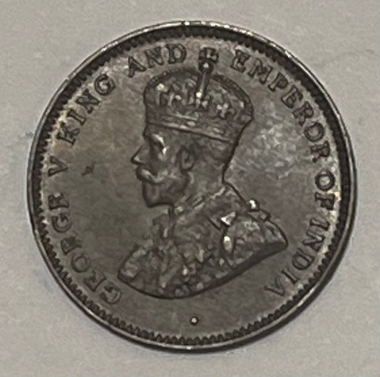 MAURITIUS, Crown Colony. George V ~ 1923 ~ 1 cent ~ key date ~ Y-6, KM-12 ~ Ch. brown EF